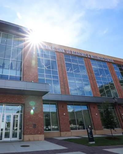 Outside shot of the wellness center