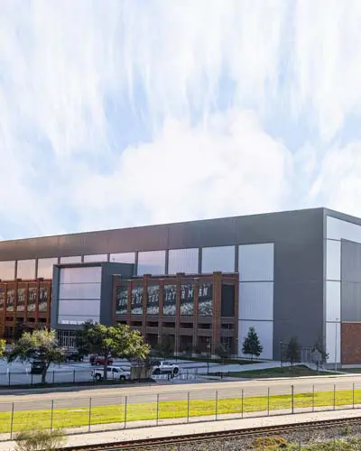 Outdoor shot of Coolidge Football Performance Center