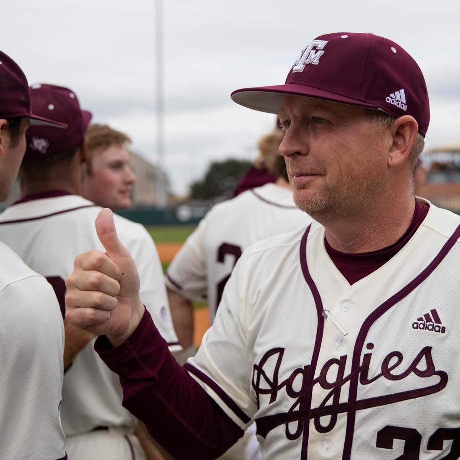 Head coach Jim Schlossnagle focused on building a championship program at Texas  A&M | 12th Man Foundation