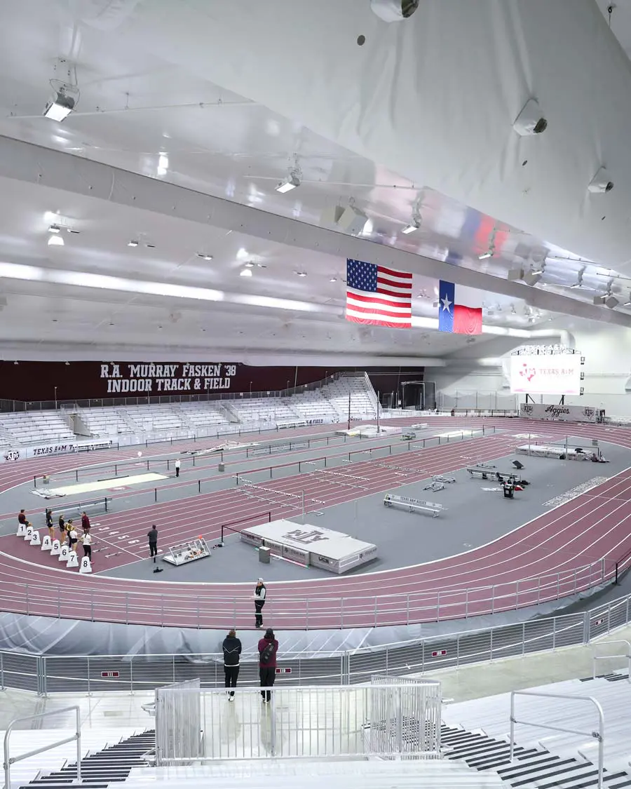 Outdoor shot of Coolidge Football Performance Center