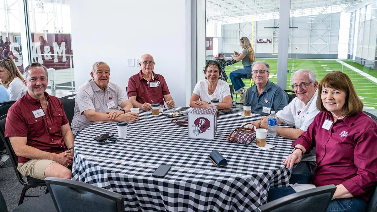 people sitting at table