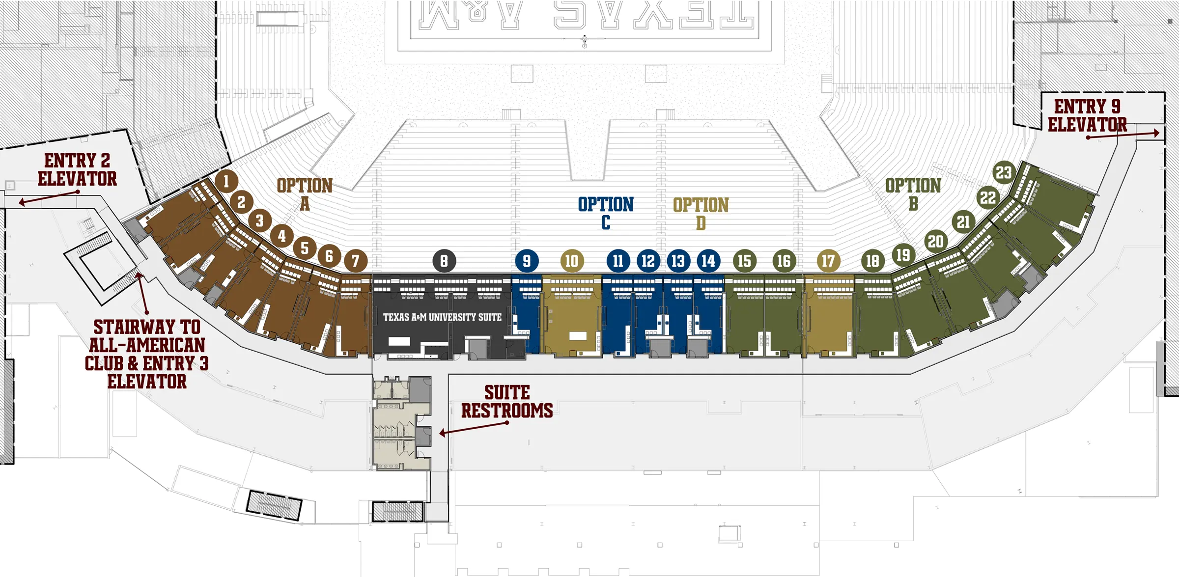 south suites map